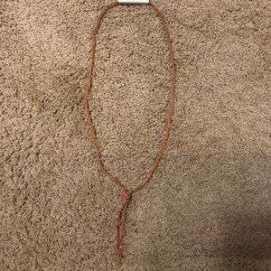 ALTAR’D STATE BLUSH/GOLD NECKLACE